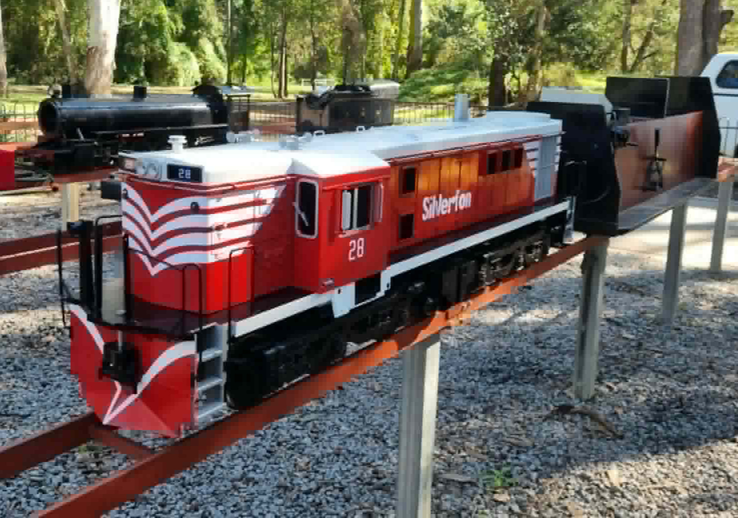 Silverton locomotive at Nurragingy Miniature Railway